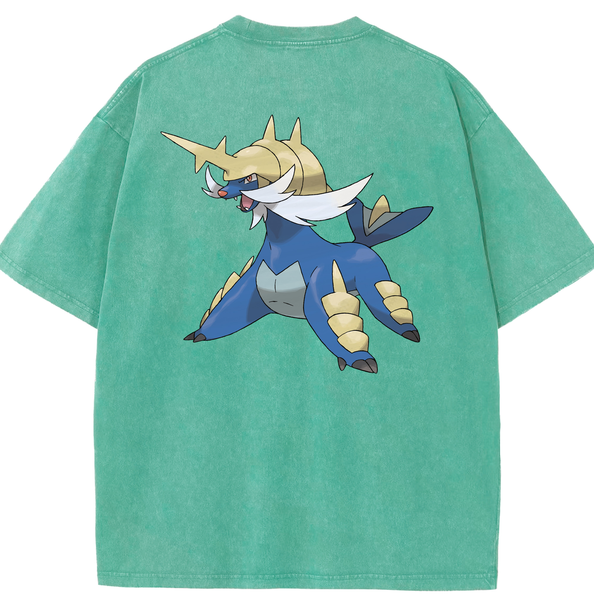 （画像用） ポケットモンスター Pokémon 綿100% ヴィンテージ風 半袖Tシャツ（背面プリント）